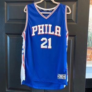 Joel Embiid Philadelphia 76ers basketball jersey